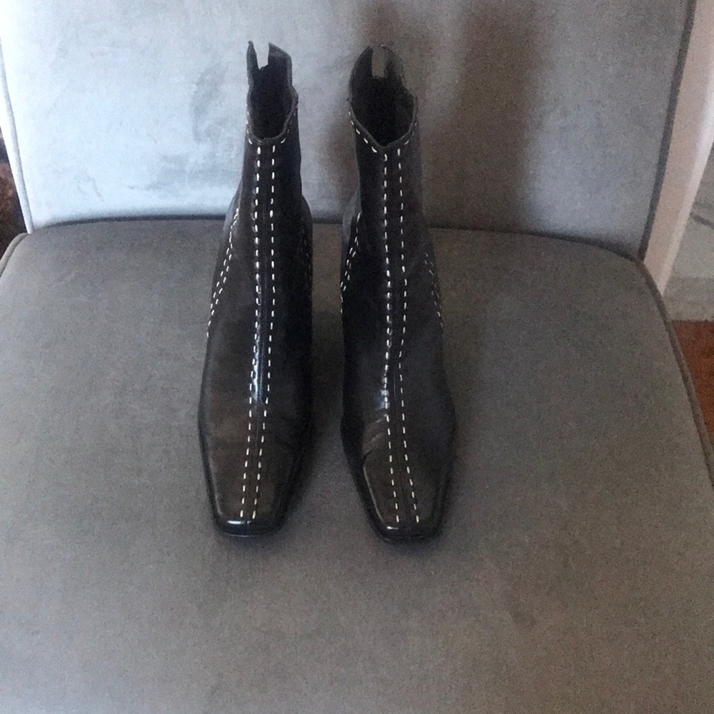Black Wedge heel boot by Diba